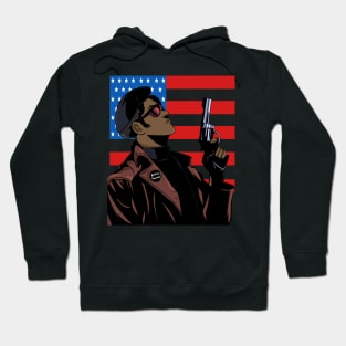Black Panther Party Afro American Hoodie